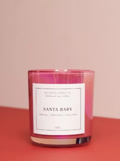 Santa Baby Iridescent Candle