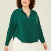Fallon Long Sleeve Buttondown Top